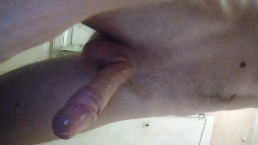 Jerking my big dick