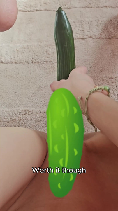 The Cashier Judged Me For The Cucumber And The Lube - Redhead Solo