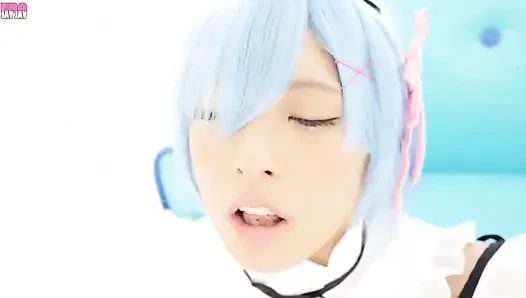 Rem Anime Cosplay Jepang -
