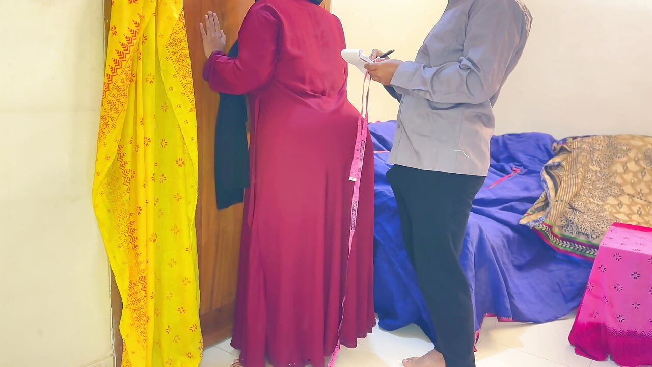 Desi Big Ass Stepaunty Fucked by Tailor in Shop Part 2