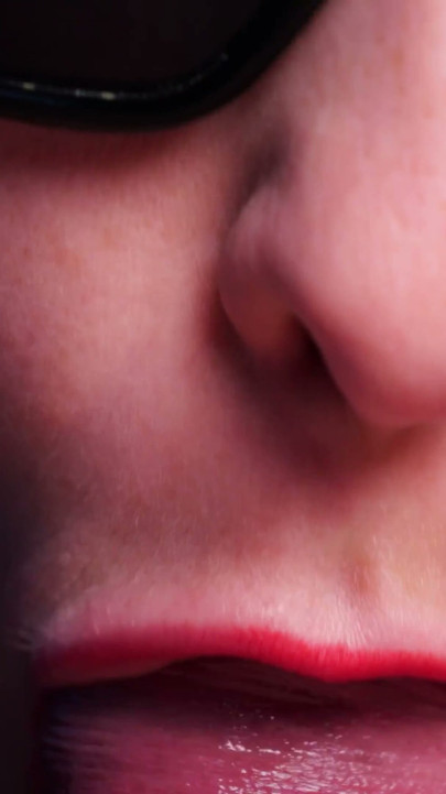 Extreme Macro Blowjob ASMR: Bridle Licks, Slow Sucking & Explosive Climax | Clip 1