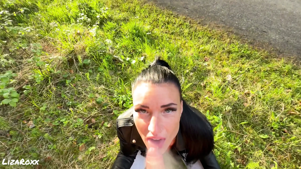 Hot Stable Worker Took Me Into the Forest… Risky Smoking Deepthroat POV