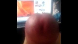 Wanking over hot cocks