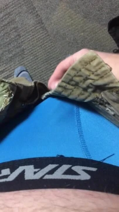 Young guy strips