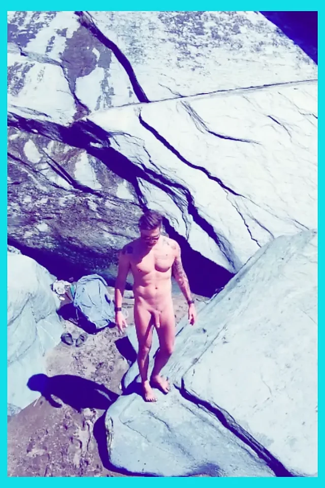 Nude at the Local Beach Allowing the Sun hit my Body
