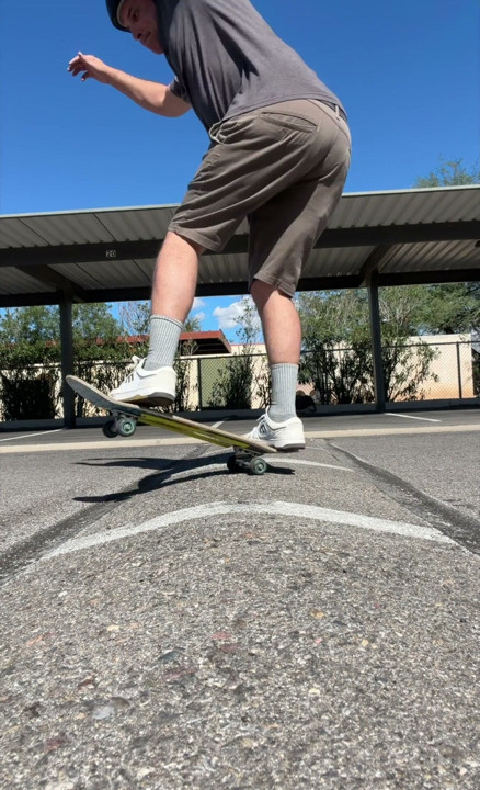 The weekend’s are for skating speedhumps!