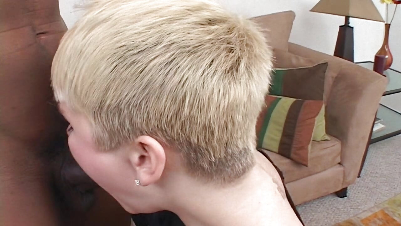 Claudia's pussy is about to be blown by a huge black cock