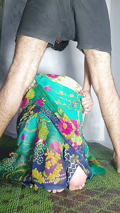 Maid Lady's Ass Fucked Domestic Cock Doggy Style in Hindi Audio