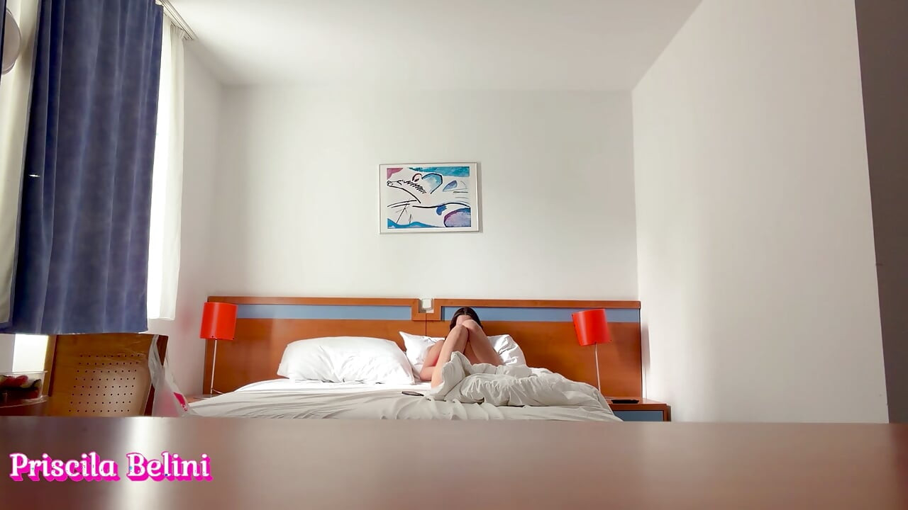 Hot girl in hotel alone in europe