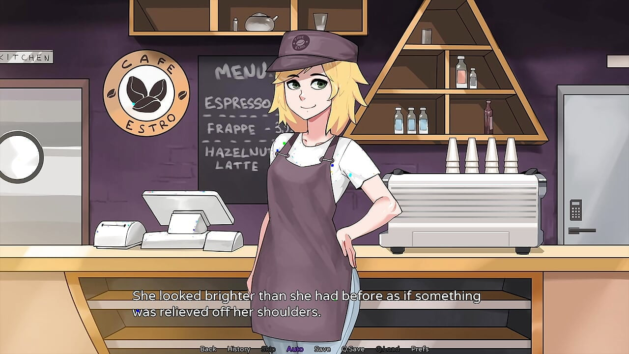 Hazelnut Latte 1 - Hazel โดนจับได้ว่าชักว่าวในกาแฟของฉัน