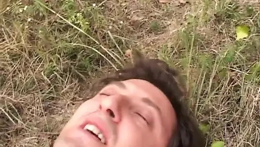 She gets an amazing fuck outdoor