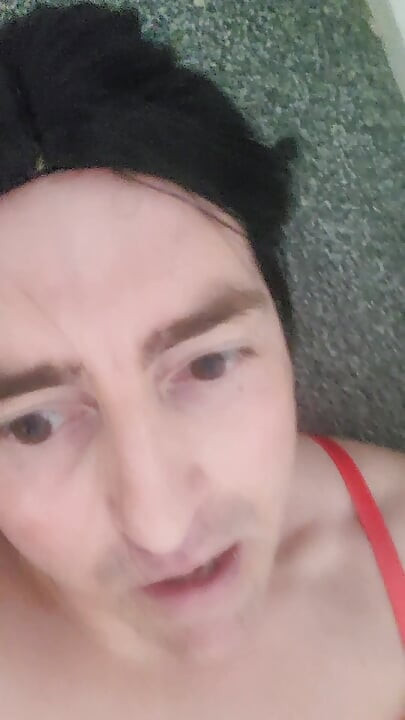Straight sissy loves sexy underwear and dildos