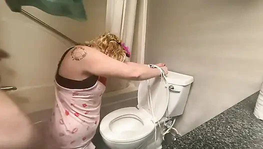 Tied to the Toilet