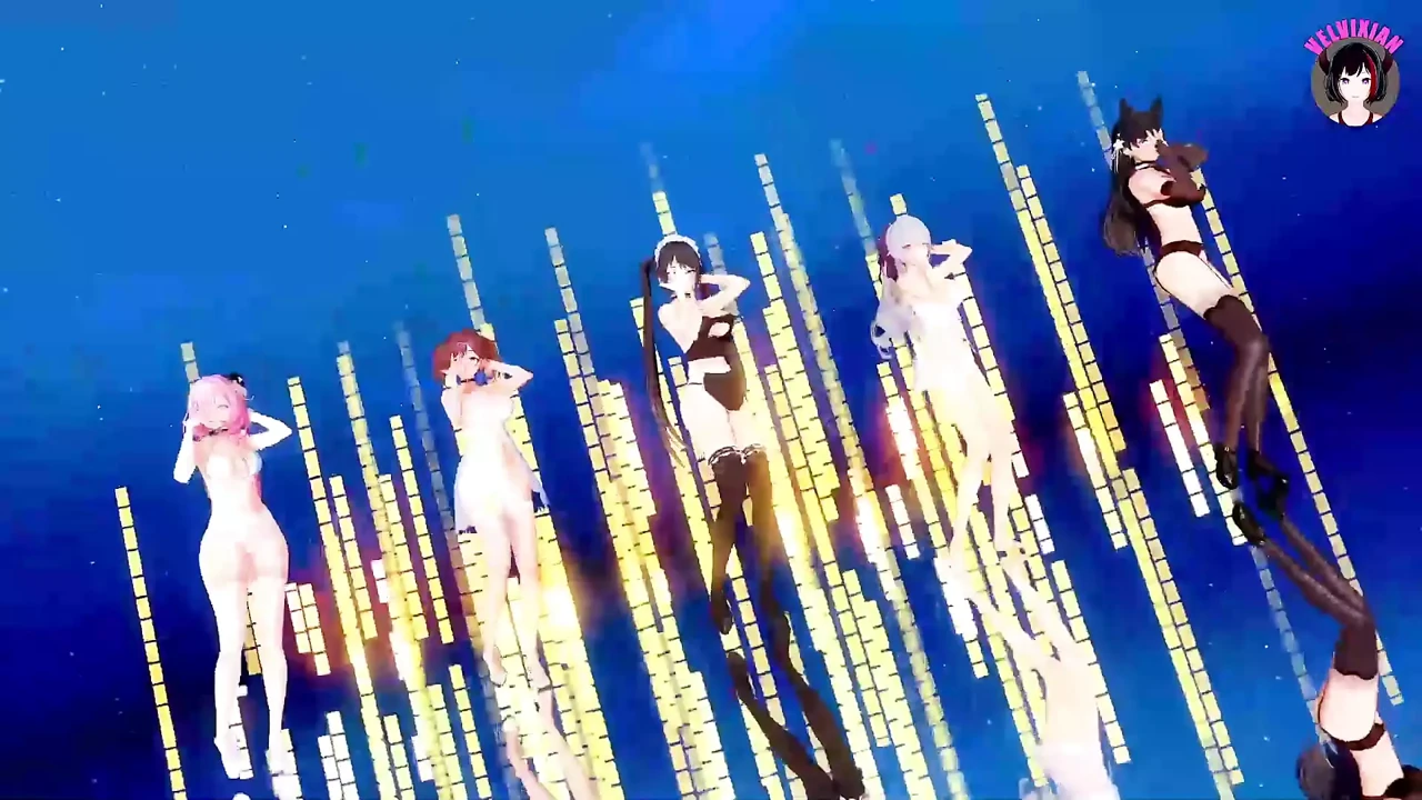 5 Sexy Girls Dance (3D HENTAI)