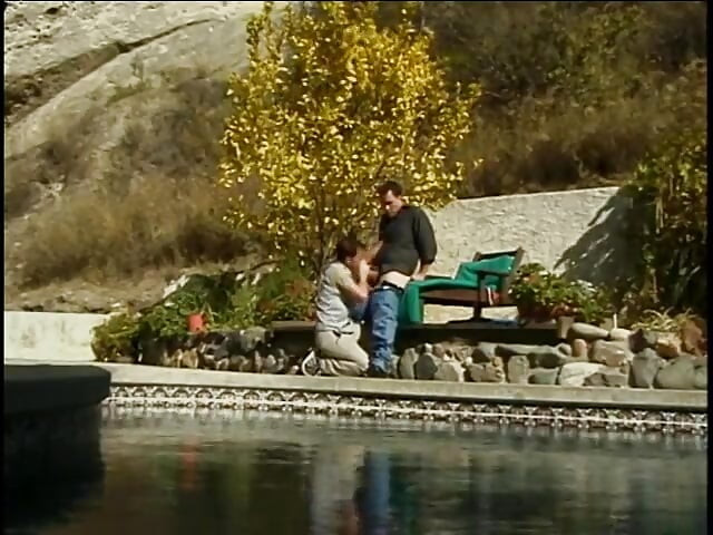 Horny stud nails his cocky partner outdoors