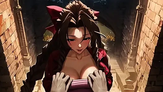 Aerith spielt in neuem hentai von würzigen toons