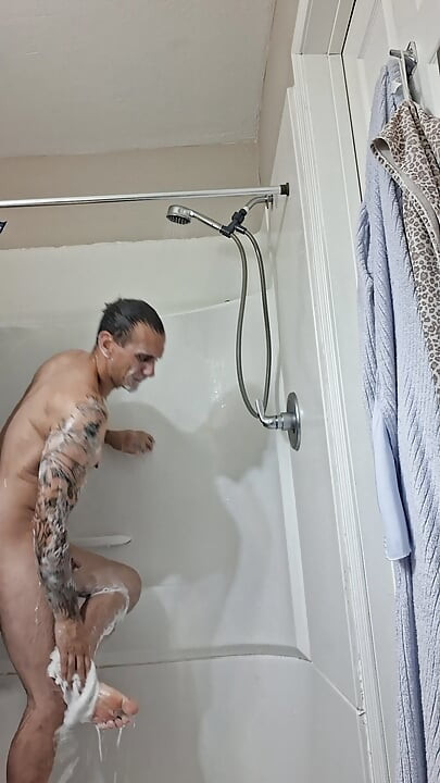 Showering