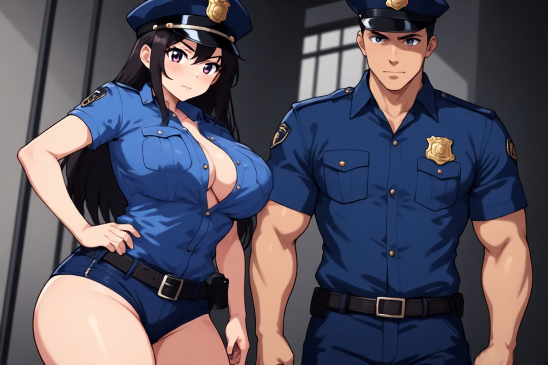 Police Fucking with New police women