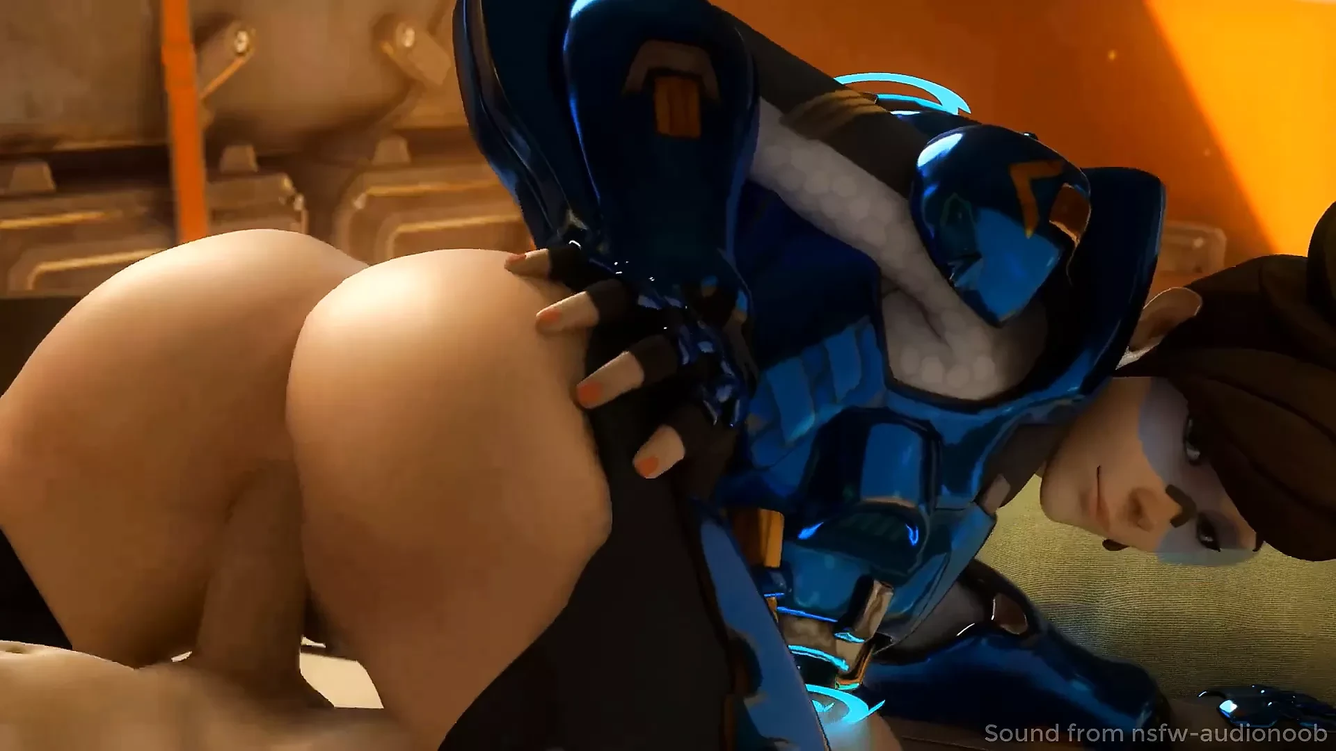 Tracer Riding Cock With Sound