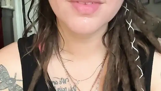 Rauch in dich blasen und sabbern