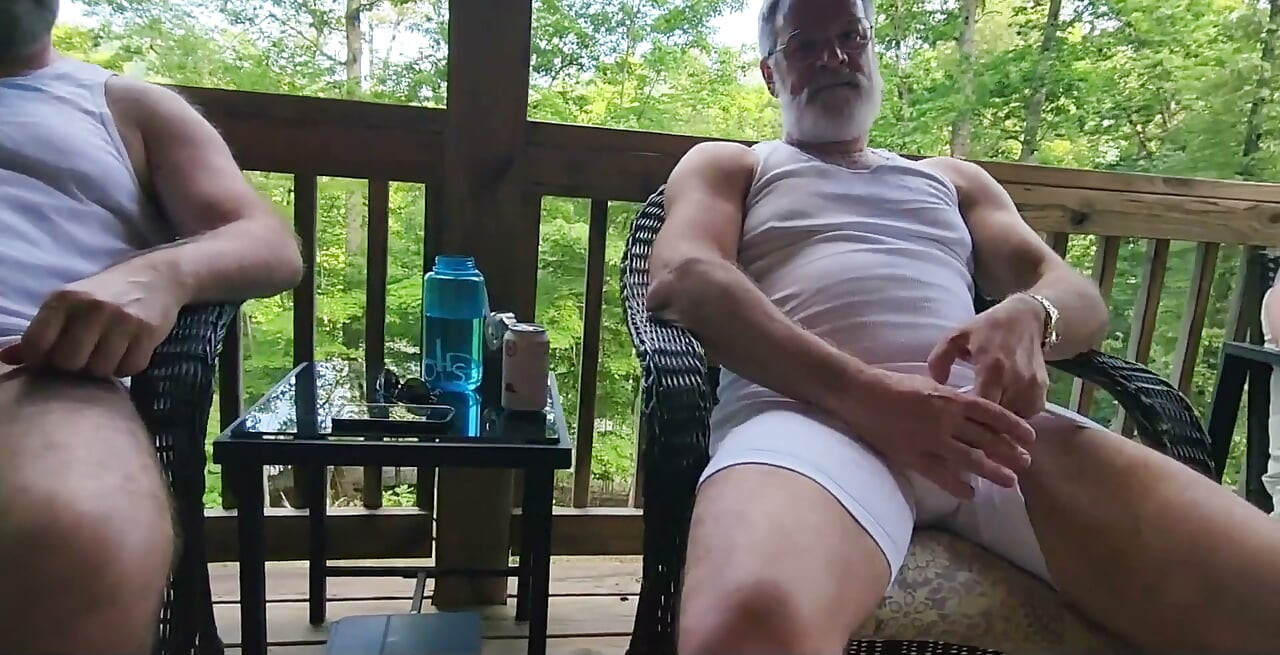 Sucking Stepdads on the Porch to Get Them Riled for the Bedroom