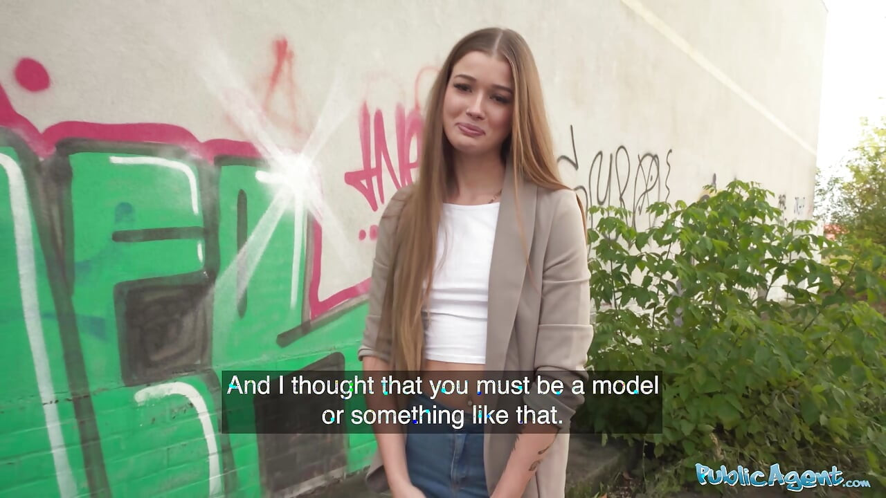 She So fucking Cute I nearly Cum too Early - Public Agent