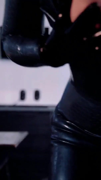 Stunning moment from "Rubber Fetish Video, Latex, Free Porn XXX With Arya Grander"