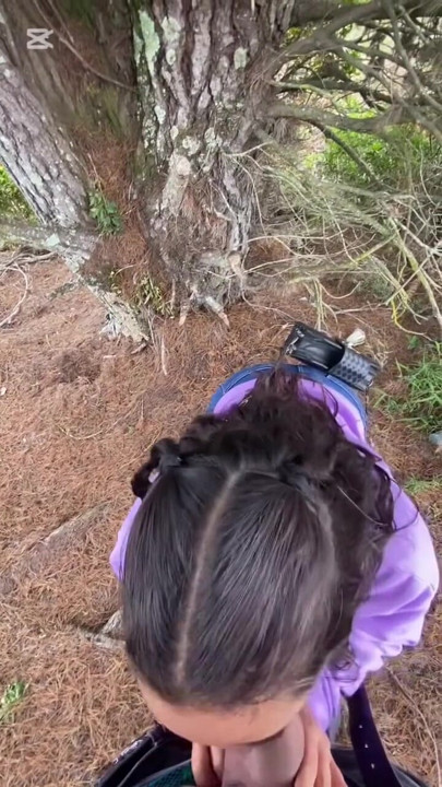We look for a place in the woods and suck his dick | Clip 1