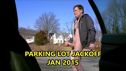 Jackoff rischioso parcheggio pubblico gennaio 2015