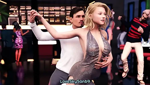 Part 5 - Sexy Babes at the Night Club, Threesome! by Loveskysan69