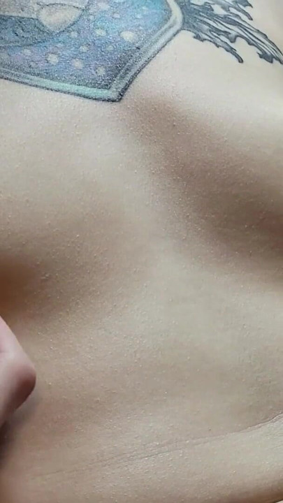 Cutie Plays With Her Puffy Nipples | Clip 1