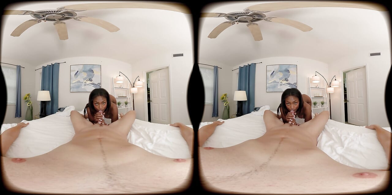 FORBVR - Din Teen Sorte Nabo Pige Rhae Woods Forfører Dig For Hot Sex POV