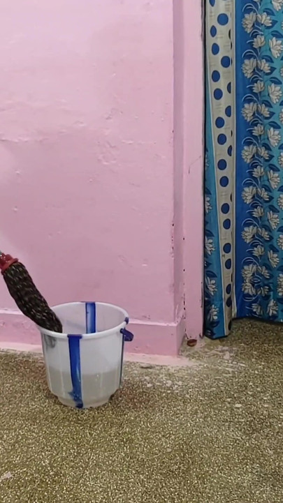 Aku memeluk ibu tiriku saat dia beres-beres rumah
