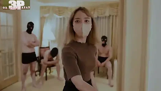 Pleasurefallene blonde schönheit ã1/4ckt in intensive, warme hitze