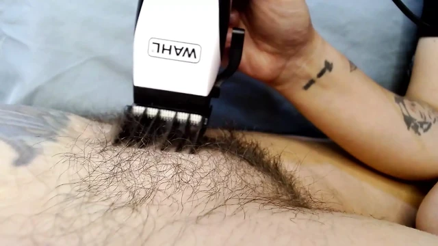 Abby Trims & Shaves Ann's Long Hair Bush