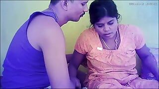 Indian village house wife hot boobs show and kissing