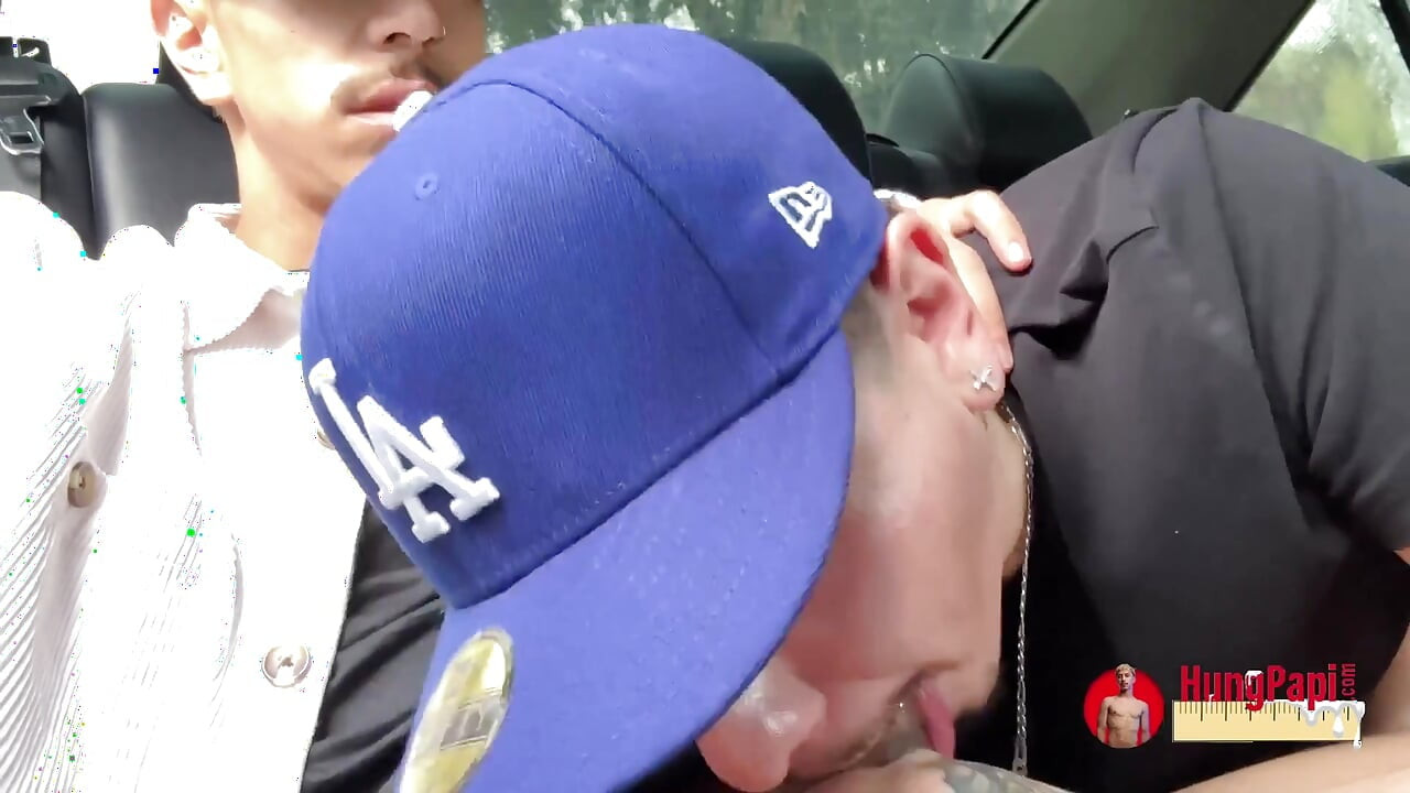 Sucking Big Uncut Cock Hung Papi Caught!