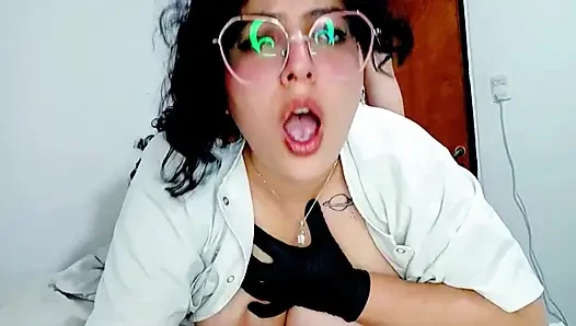 BabyLuna939 is my nurse but ends up asking me to inject her against the gurney Ft Eddie Queens Part 2