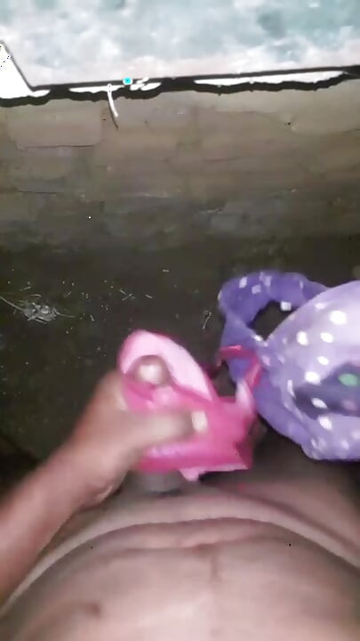 Indian boy masturbution with bhabhi panty and bra