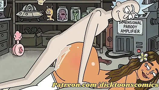 Rick fickt sommers latina-freund - rick und morty-cartoon-hentai