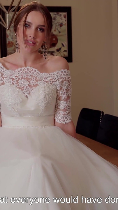 POV - Luxury Girl Fucking a Stranger After Fleeing Her Wedding