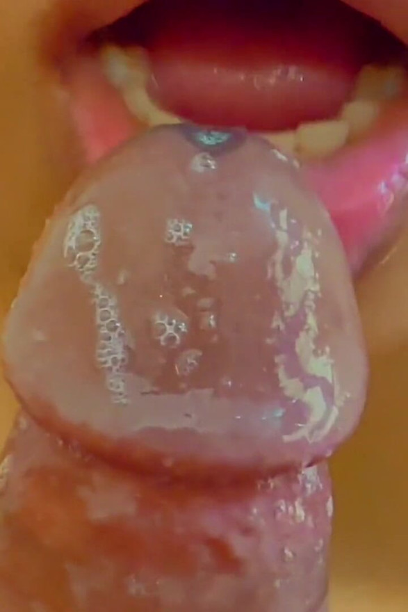 In the Middle of the Night, Stepmom Sucks Stepson's Big Cock, but Stepson Accidentally Ejaculates Inside Stepmom's Mouth