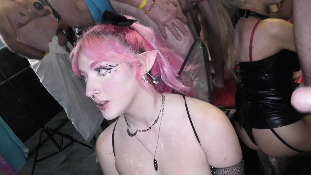 The Real Bukkake Sperm Party Vol 34 #4