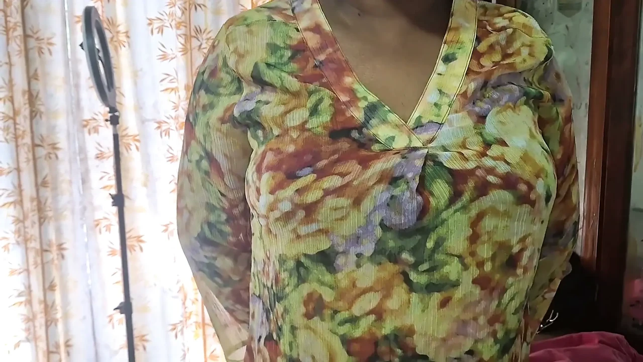 Hot Mother Shy Infront on Camara