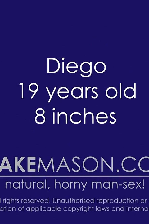 Confident Diego Slaps His Cock Around!