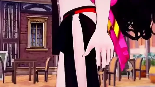 Tanjiro şeytan avcısından tüm kızlara seks sikişi- anime hentai 3d derlemesi