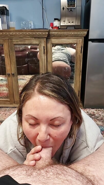 Works so hard for the cum beautiful passionate sexy milf loves cum and cumming cums again and again sucking his cock so good