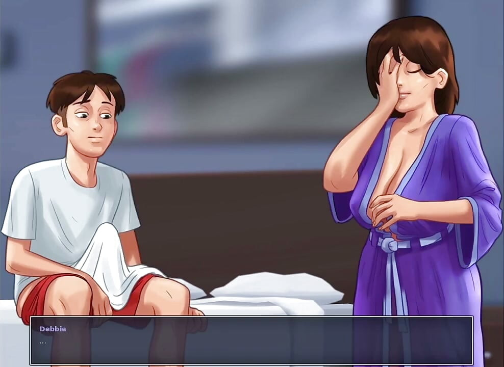Summertime Saga - sex scenes with Debbie DUBBED part 1