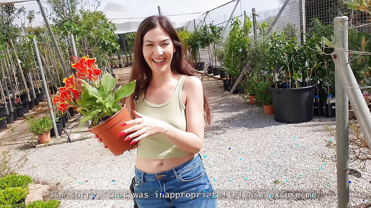 Gardening Apprentice Max (20) Covers Me in Cum After Work!