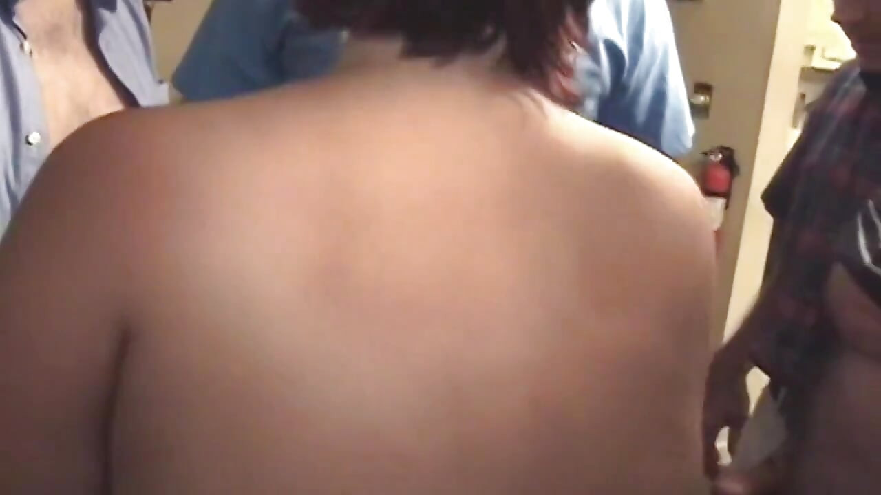 Mature Brunette MILF Sucks Big Cocks and Gets Drenched